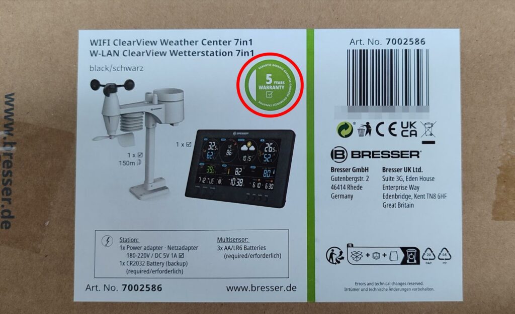 Bresser South Africa Weather Stations